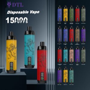 15000 Puffs DL/DTL Einweg E-Zigarette Vape Gerät E-Shisha/Hookah mit Bildschirm, Luftstromkontrolle und wiederaufladbar AL FAKHAR Crown Bar