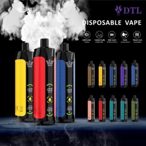 15000 Züge DTL/DL Einweg E-Zigarette Vape Gerät E-Shisha/Hookah mit Vollbild, Luftstrom einstellbar und wiederaufladbar AL FAKHAR Crown Bar