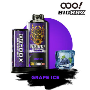 OOO! BIGBOX DL/DTL Einweg E-Zigarette Vape POD 12000 Züge 25ml Freie Basis mit einstellbarem Luftstrom wiederaufladbare